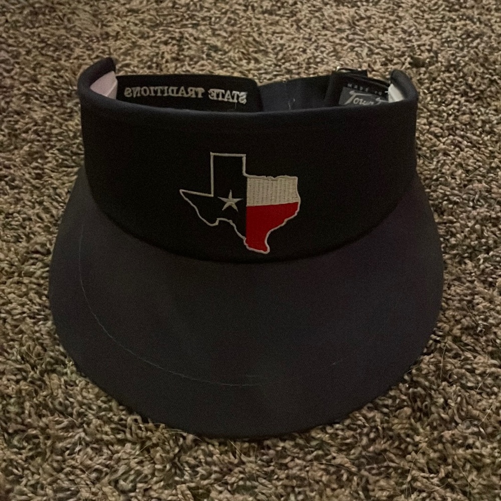 Navy state traditions Texas visor